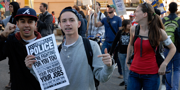 Occupy Cal Strike UC Berkeley March
