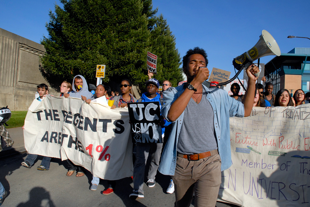 The Regents are the One Percent - Occupy Cal Strike march