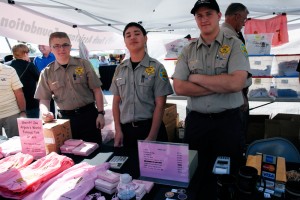 Sheriff Joe Arpaio pink underwear booth
