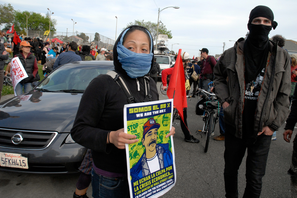 May Day March in Oakland - 99 percent