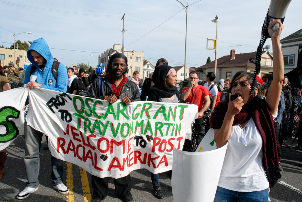 May Day March in Oakland - post racial amerika