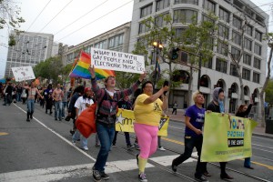 Trans March Youth Marchers