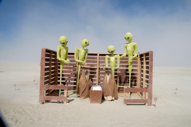 Alien Nativity by LoveExpansion. Photo: Wendy Goodfriend