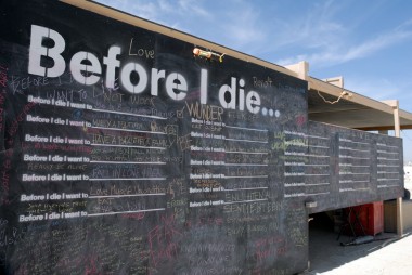 Before I Die by Candy Chang. Photo: Wendy Goodfriend