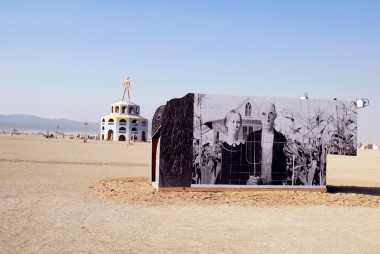 American Gothic on the playa. Photo: Wendy Goodfriend