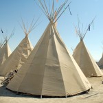 Teepees. Photo: Wendy Goodfriend