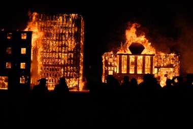 Burn Wall Street by Otto Von Danger, Oakland, CA. Photo: Wendy Goodfriend