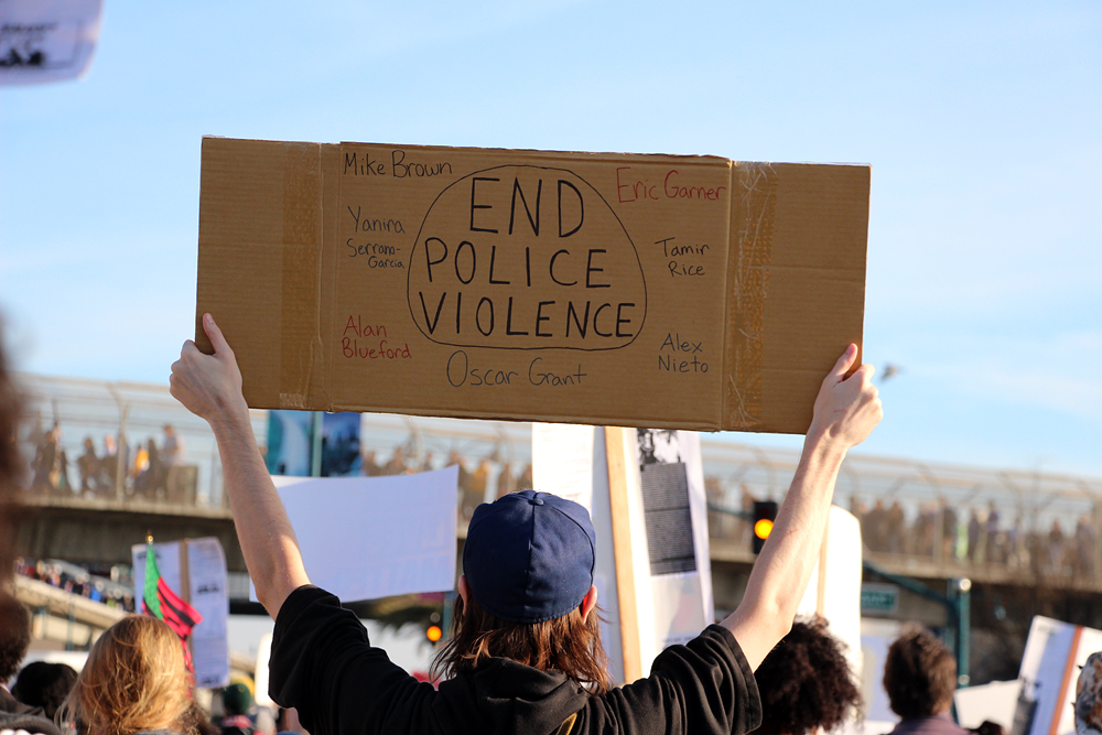 End Police Violence. Photo: Wendy Goodfriend