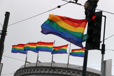 Rainbow Flags in the Castro