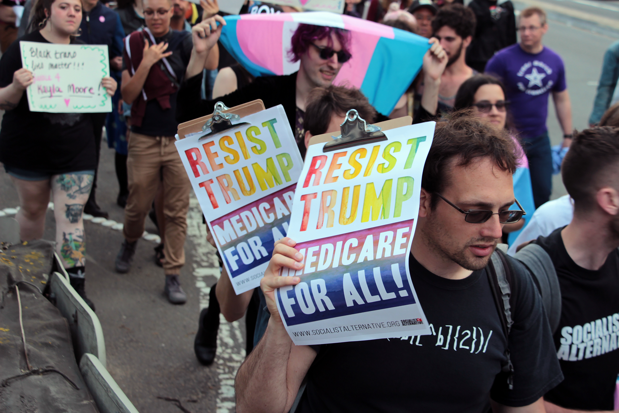 Resist Trump Medicare For All! Trans March SF 2017